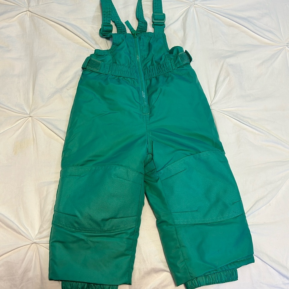Cat & Jack Green Snow Bib Pants